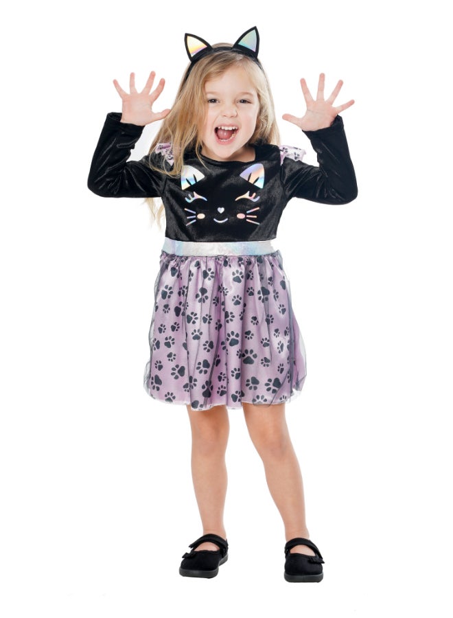 Rubies زي قطة سوداء للأطفال (للجنسين، حجم صغير جداً (XS)) - Image 4