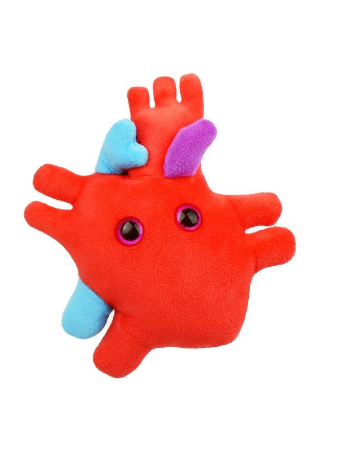 Giant Microbes GIANTmicrobes Heart Plush, Heart Stuffed Animal, Heart Transplant Gifts, Heart Toy, Anatomical Heart Gifts, Cardiologist Gifts, Cardiology Gifts, Open Heart Surgery Gifts, Heart Attack Survivor Gifts - Image 1