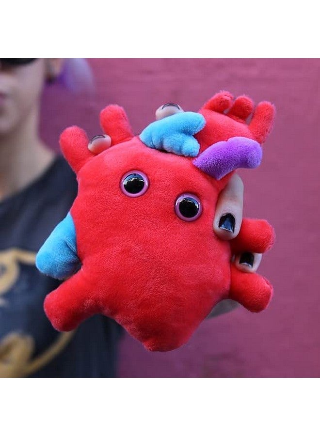 Giant Microbes GIANTmicrobes Heart Plush, Heart Stuffed Animal, Heart Transplant Gifts, Heart Toy, Anatomical Heart Gifts, Cardiologist Gifts, Cardiology Gifts, Open Heart Surgery Gifts, Heart Attack Survivor Gifts - Image 5