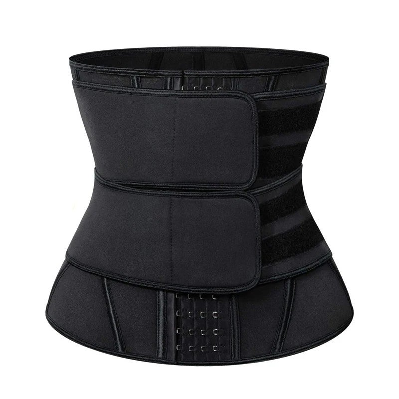 Bluejw Waist Trimmer Bandage - Latex Waist Cincher with Hooks - Women's Waist Trainer - Body Shaper - Slimming Belt - Image 1