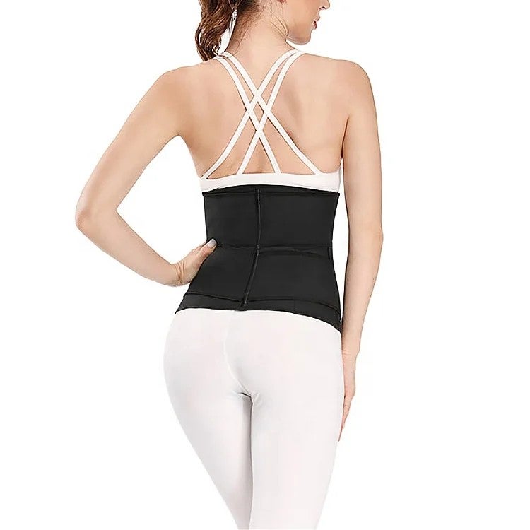 Bluejw Waist Trimmer Bandage - Latex Waist Cincher with Hooks - Women's Waist Trainer - Body Shaper - Slimming Belt - Image 4