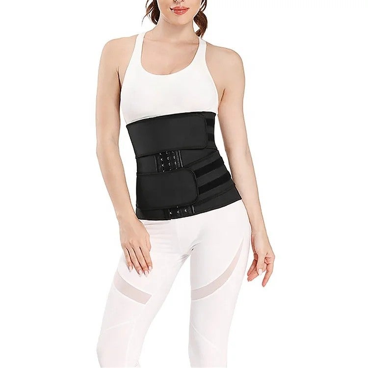 Bluejw Waist Trimmer Bandage - Latex Waist Cincher with Hooks - Women's Waist Trainer - Body Shaper - Slimming Belt - Image 3