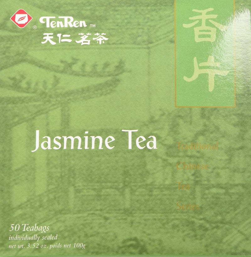 Ten Ren Jasmine Tea Bags - 50 Count - Image 1
