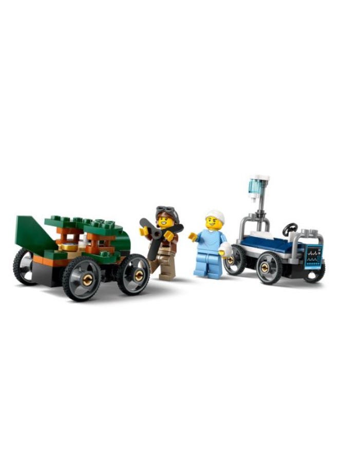 LEGO Airplane Vs. Hospital Bed Race Building Set  - Image 4