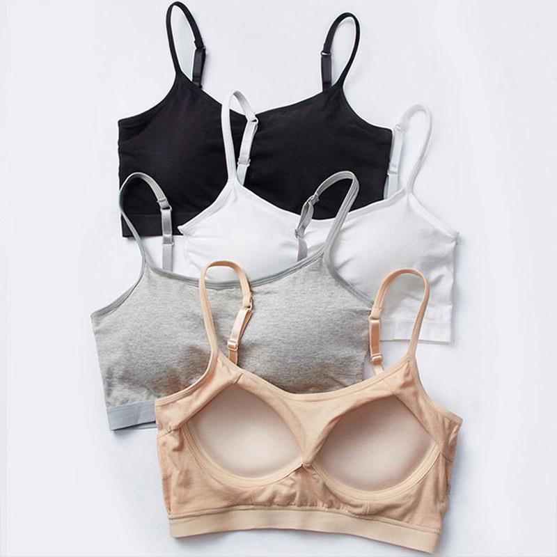 Women'S Underwear All-In-One Cup Padded Sling Beautiful Back Vest Sports Push-Up Wire-Free Sports Bra - Image 3