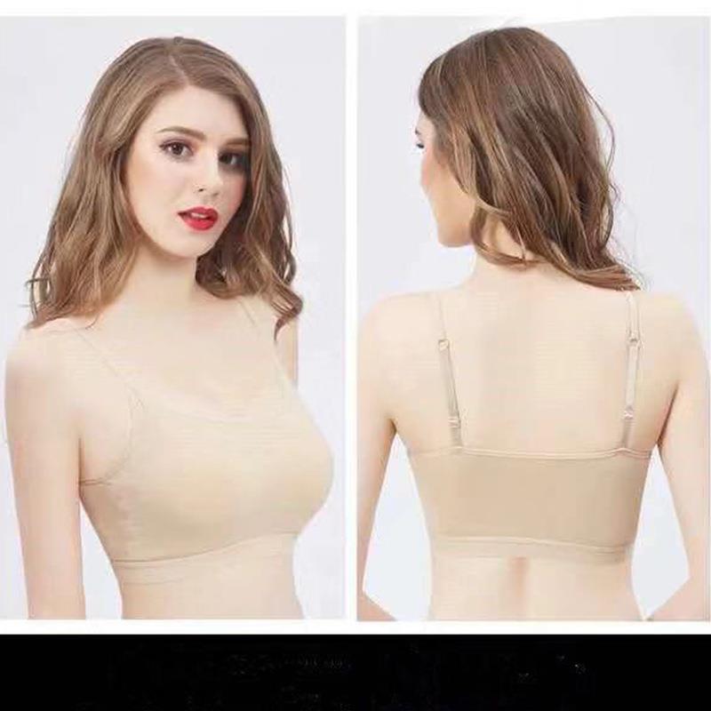 Women'S Underwear All-In-One Cup Padded Sling Beautiful Back Vest Sports Push-Up Wire-Free Sports Bra - Image 1