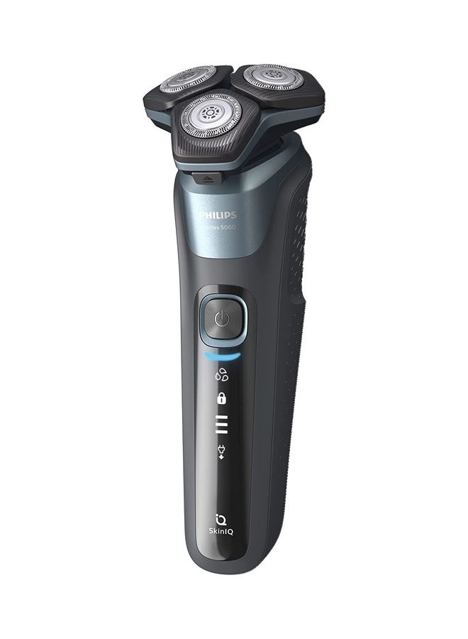 Philips Series 5000 Wet And Dry Electric Shaver With Cable Free Quick Clean Pod Black - Image 2