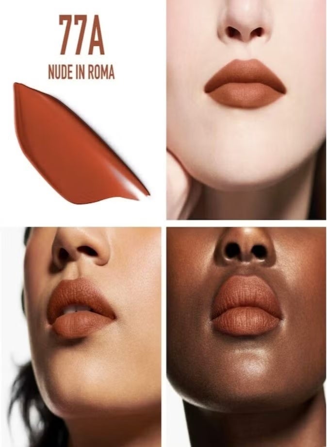 فالنتينو أحمر شفاه سائل وبلاشر 2 في 1 "فالنتينو ليكويروسو" (Valentino Liquirosso) - درجة 77A Nude In Roma - سعة 6.5 مل | لمسة نهائية مخملية مطفأة وناعمة - Image 5