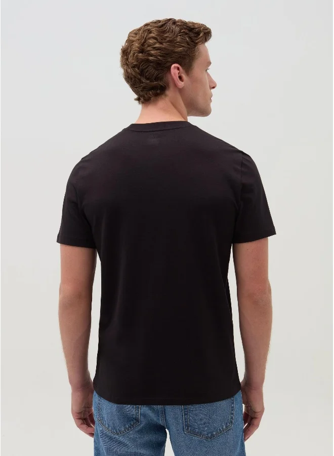 Ovs Cotton T-shirt with round neck