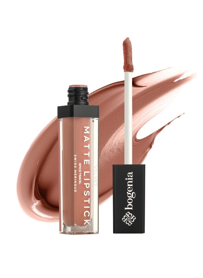 Bogenia Matte Lipstick Velvet Swiss Meringue Bg720 018