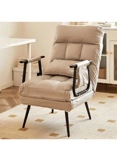 LIMOS Folding Sofa Recliner Arm Chair Convertible Sofa Bed Sleeper Chair 5 Position Adjustable Backrest  - Image 1