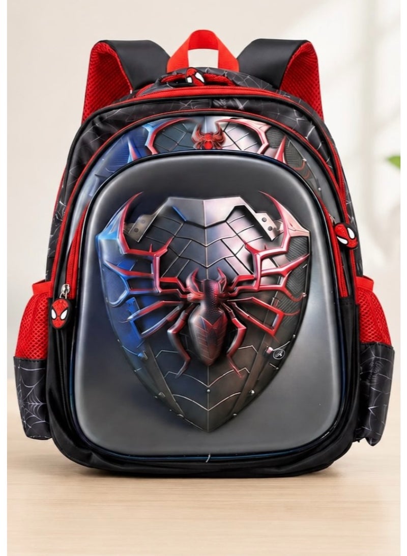 SPIDERMAN Boys school backpack bag with 3D spiderman print,36x30x20 cm - Image 1