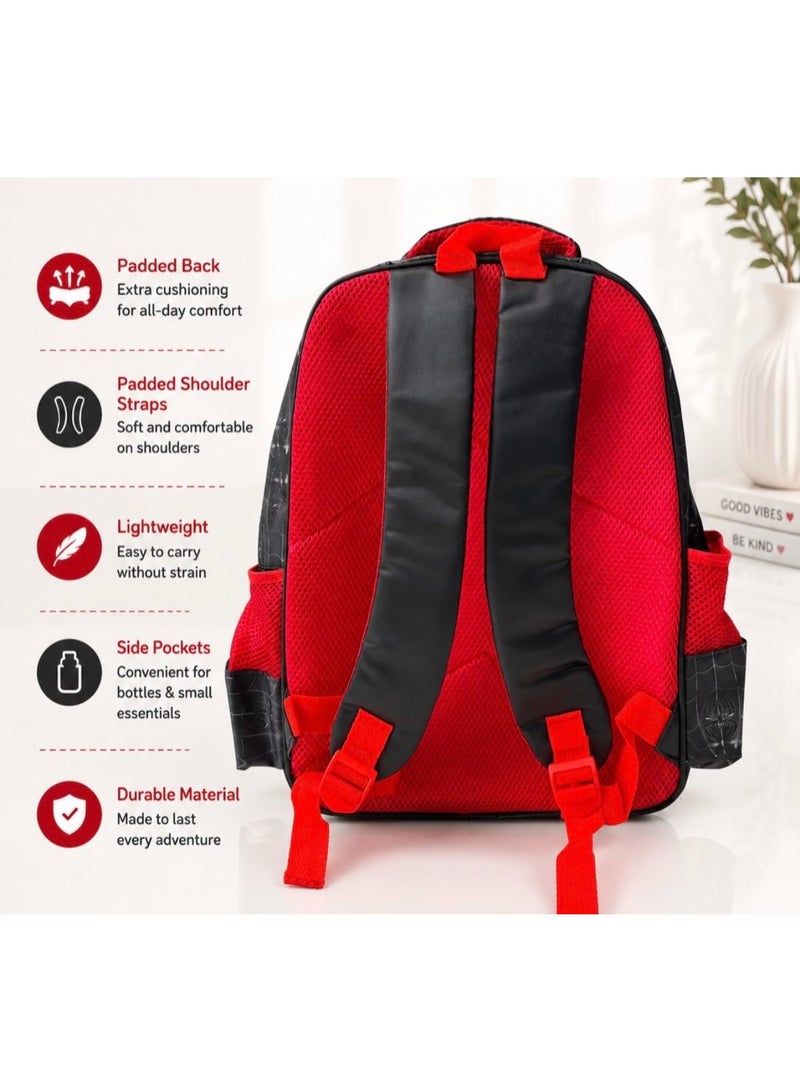 SPIDERMAN Boys school backpack bag with 3D spiderman print,36x30x20 cm - Image 5