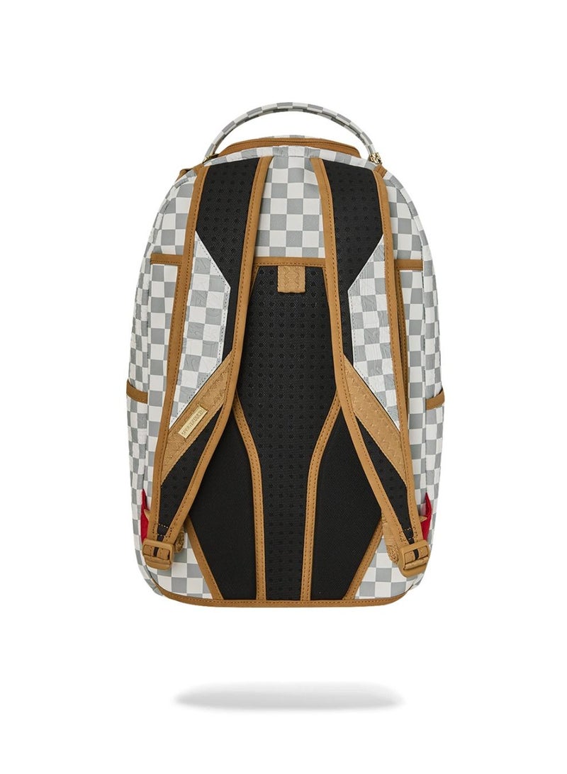 SPRAYGROUND GRAFF EMBOSSED CREAM CHECK BACKPACK - Image 4
