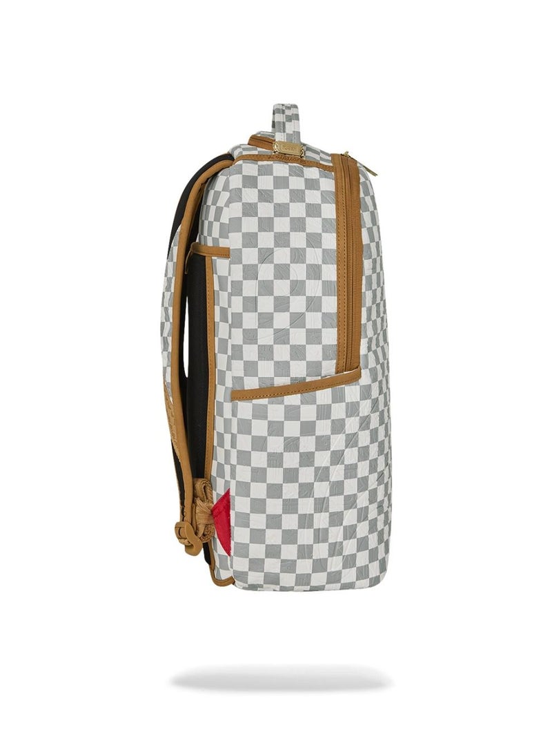 SPRAYGROUND GRAFF EMBOSSED CREAM CHECK BACKPACK - Image 3