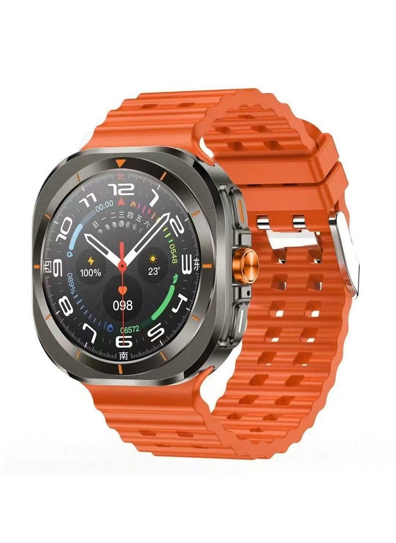 Generic - New Arrival Z7 Ultra Smart Watch,Compass Smart Watch For Outdoor Sport,Bluetooth Call,Heart Rate Fitness Monitor,Wireless Charging,Message Reminder,Sport Watch For Men And Woman,Water Proof,Gesture Control,Multifunctional,With 2 Bands - Image 1
