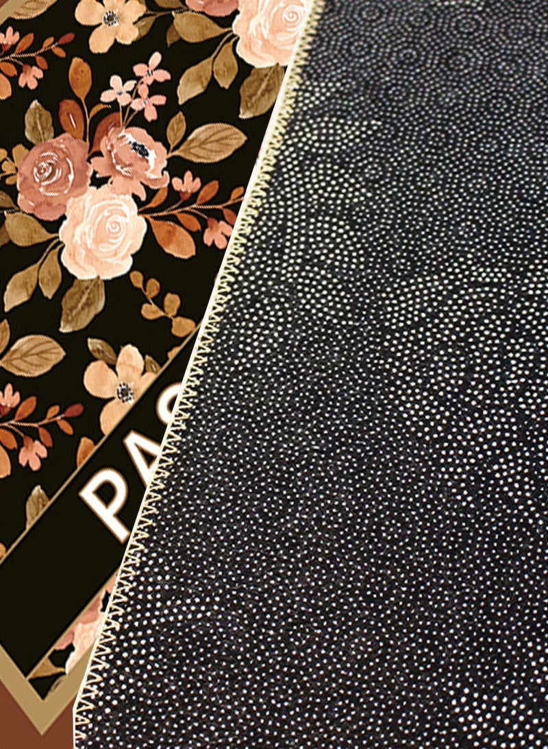 LOOPITYS 60x90cm Half Circle Rug Front Personalised Doormat Entrance Door Welcome Indoor Mats Round Outdoor Outside Inside Rug for Back Door,carpet - Image 4