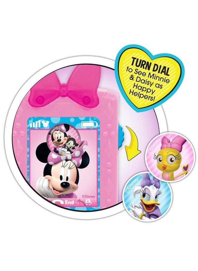 Minnie Disney Junior Happy Helpers Bag Set 9 Piece Pretend Play Purse With Lights And Sounds Cell Phone Sunglasses And Accessories By Just Play  - Image 5