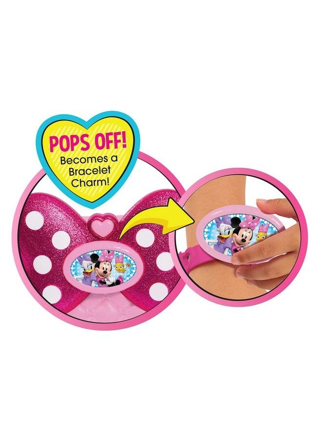 Minnie Disney Junior Happy Helpers Bag Set 9 Piece Pretend Play Purse With Lights And Sounds Cell Phone Sunglasses And Accessories By Just Play  - Image 4