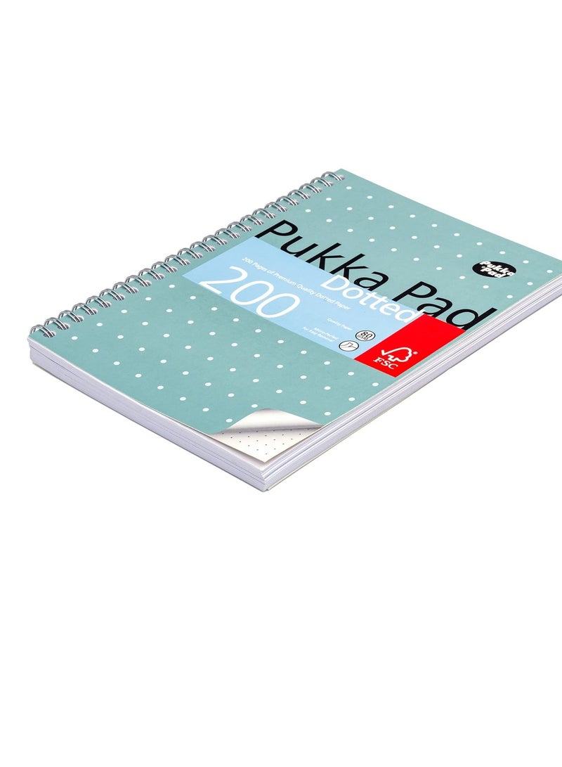 Pukka Pad 1 Pukka Pads Metallic 5mm Dot Grid A5 Jotta Notebook - Image 1