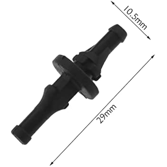 40 PIECES RUBBER SCREW PINS REPLACEMENT FOR PC CASE FAN MOUNTING PINS MADE OF SOFT RUBBER NOISE REDUCING VIBRATION SCREWS 29 X 10.5 MM BLACK - Image 2