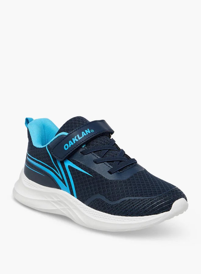 Oaklan by Shoexpress Panelled Shoes with Hook and Loop Closure