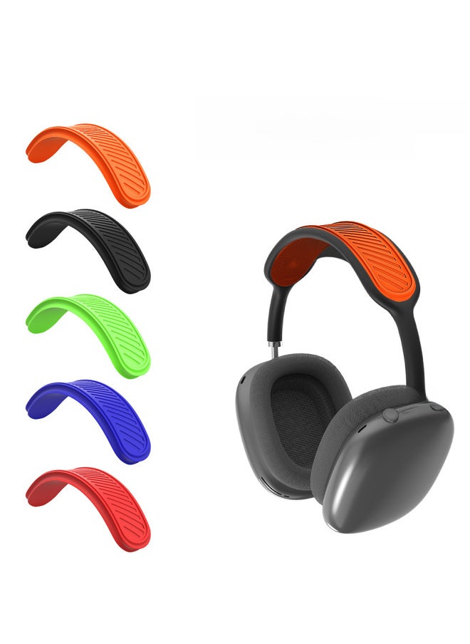 Generic - Suitable For Apple For Apple AirPods Max Wireless Bluetooth Headset Protection Beam Cover Silicone Waterproof Cover-Color:T1 Light Orange - Image 1