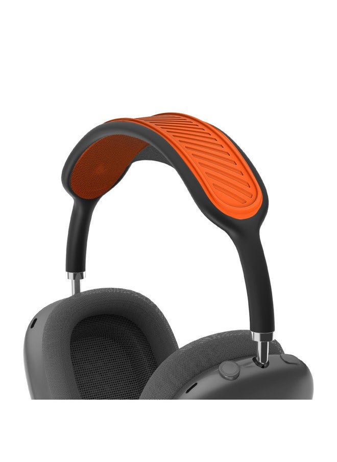 Generic - Suitable For Apple For Apple AirPods Max Wireless Bluetooth Headset Protection Beam Cover Silicone Waterproof Cover-Color:T1 Light Orange - Image 1