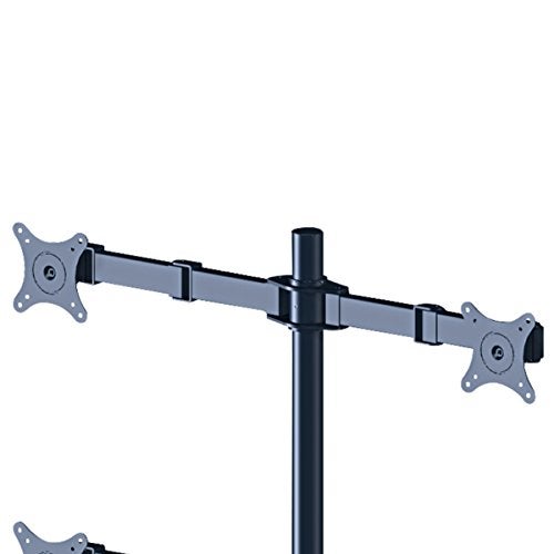 MX Quad Monitor Desk Mount Stand – Clamp Table Bracket for 4 Displays 17–26 Inch LED, LCD Monitors & All-in-One PCs | Adjustable Multi-Monitor Desk Arm | Ergonomic Setup - Image 3