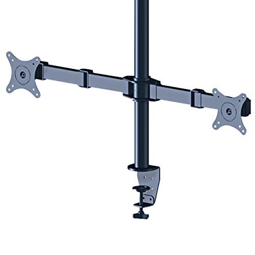 MX Quad Monitor Desk Mount Stand – Clamp Table Bracket for 4 Displays 17–26 Inch LED, LCD Monitors & All-in-One PCs | Adjustable Multi-Monitor Desk Arm | Ergonomic Setup - Image 4