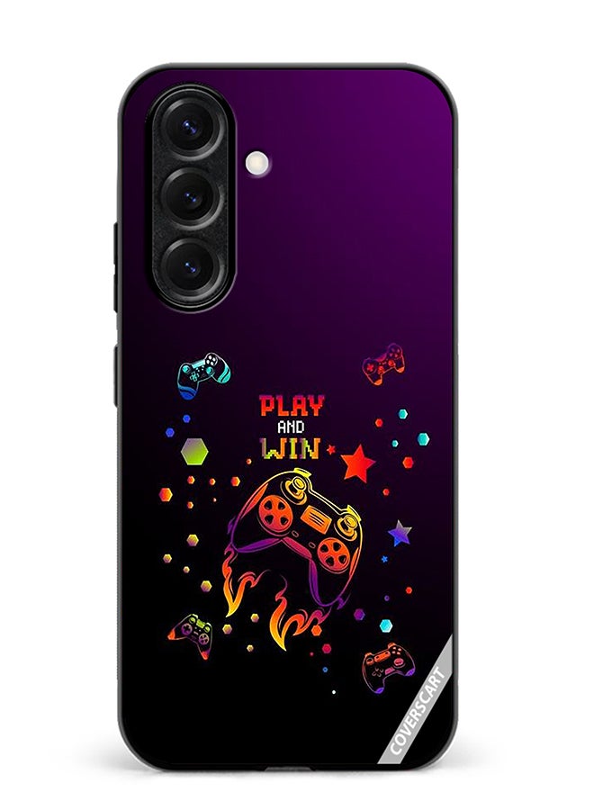 Protective Case Cover For Samsung Galaxy S25 Plus Play And Win Design Multicolour