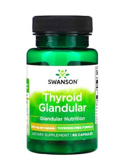 Thyroid Glandular, 200 mg, 60 Capsules