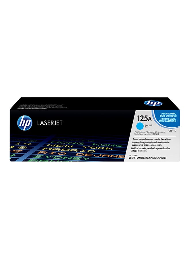 HP خرطوشة مسحوق حبر 125A للطابعة ليزر جيت أزرق سماوي - Image 1