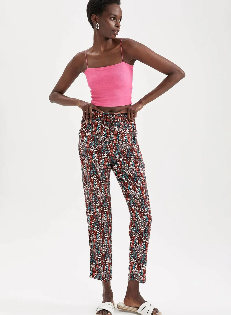 DeFacto Printed High Waist Pants