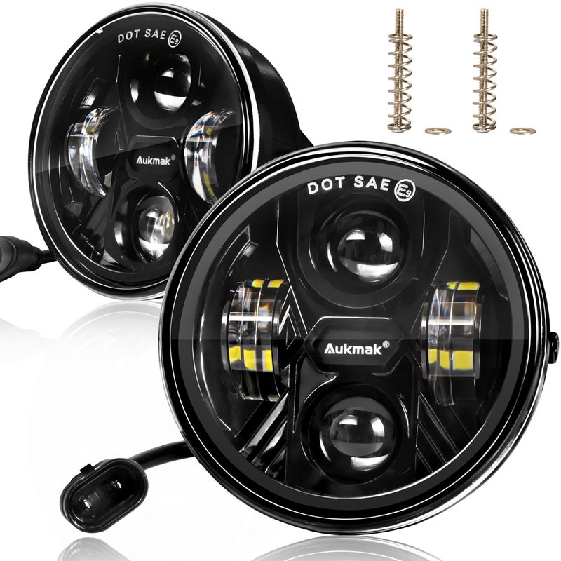 Aukmak Upgraded LED Fog Lights Assembly Compatible with Ford F150 2006 2007 2008 2009 2010 2011 2012 2013 2014 Accessories for F150 2006-2014 2pcs - Image 1