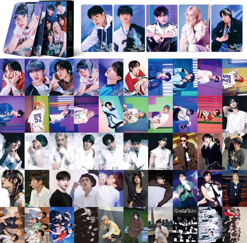 PYAJUU 4Pack/220Pcs Stray Kids Photocard Set KPOP HOP Album Cards GIANT Photocards ATE Post Cards Straykids 2025 Season's Greetings Stray Kids Merch Gift for STAY - Image 4