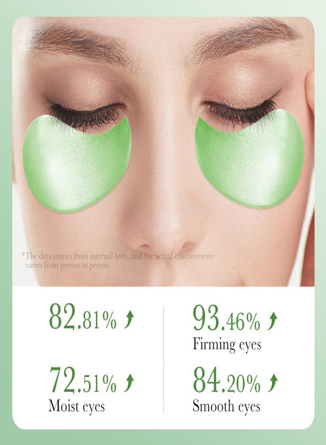 DLZZRS 30 Pairs Aloe Vera Eye Mask - Aloe Vera Collagen Soothing Eye Mask, Under Eye Patches for Dark Circles & Eye Puffiness, Improves & Firms Eye Skin, Reduces Wrinkles & Fine Lines for Women - Image 5
