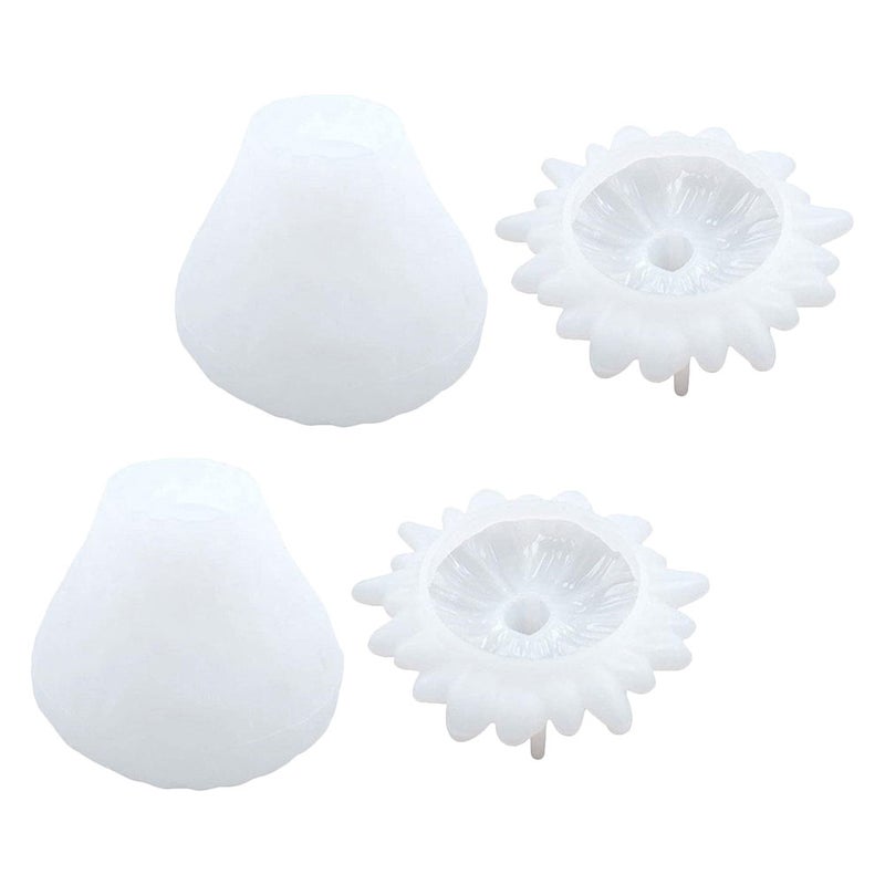 2 Sets Of Silicone Molds For Epoxy Resin Diy Fruit Jar Molds With Lid Silicone Storage Box Resin Mold For Crafts Strawberry Shape Epoxy Resin Casting Molds - Image 4