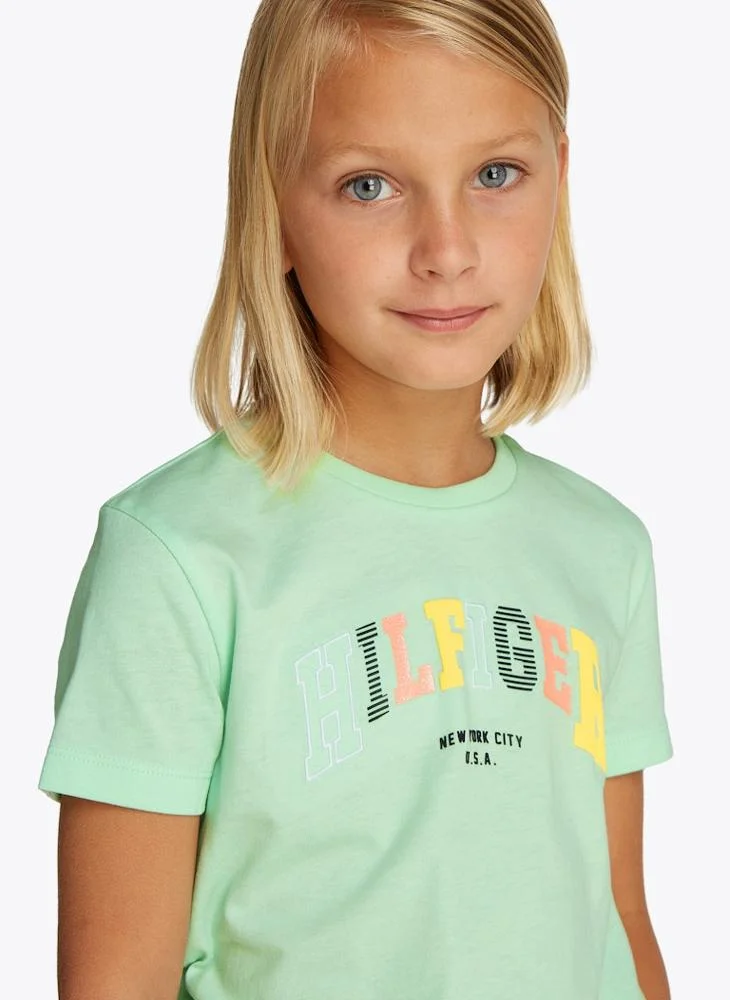 TOMMY HILFIGER Kids Varsity Crew Neck T-Shirt