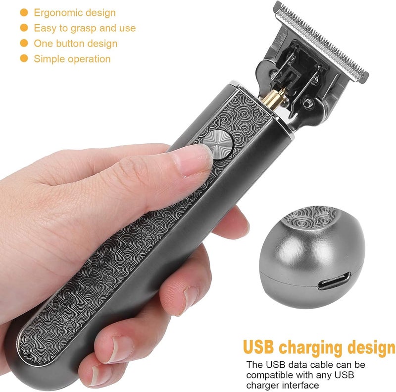 klarako Hair Clipper Professional Hair Trimmer Mens Hair Trimmer, Rechargeable Electric Hair Clipper For Men Travel Portable Hair Clipper Cutting Machine(black) - Image 2