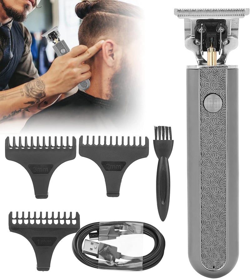 klarako Hair Clipper Professional Hair Trimmer Mens Hair Trimmer, Rechargeable Electric Hair Clipper For Men Travel Portable Hair Clipper Cutting Machine(black) - Image 5