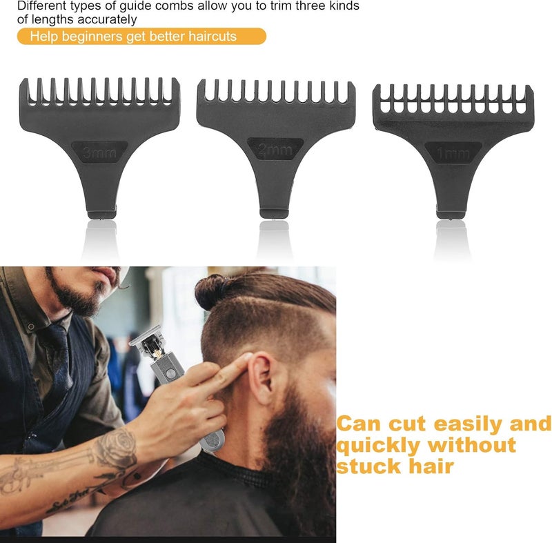 klarako Hair Clipper Professional Hair Trimmer Mens Hair Trimmer, Rechargeable Electric Hair Clipper For Men Travel Portable Hair Clipper Cutting Machine(black) - Image 3