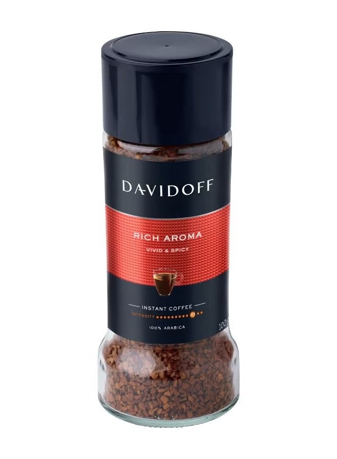 Davidoff Rich Aroma Instant Coffee - 10/12 Intensity - 90 g - Image 1