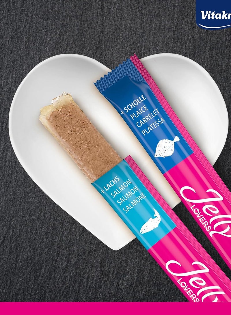 Vitakraft Cat Jelly Treats 6x15g - 3x Salmon 3x Plaice - Image 2