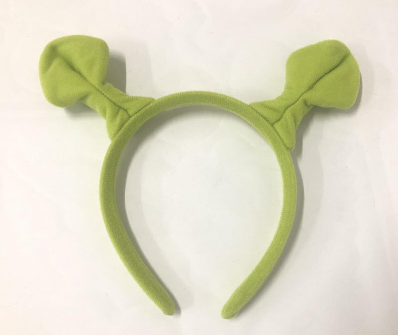 Sheliky Green Ogre Ears Headband Plush Monster Headbands Women Halloween Christmas Theme Party Costume Accessories (01) - Image 5