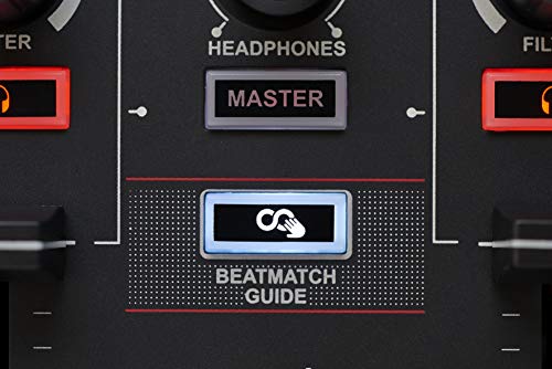 Hercules DJControl Inpulse 200 – DJ controller with USB, ideal for beginners learning to mix - 2 tracks with 8 pads and sound card - Software and tutorials included - Image 5