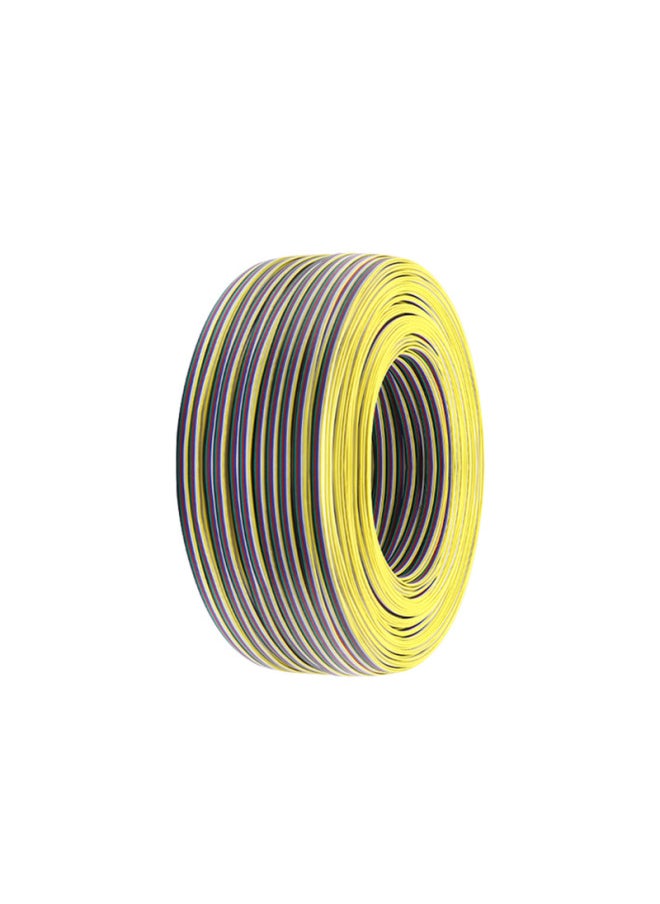 UL1007 Rehearsal Line Colorful RGB Light Strip Connection Extension Parallel Color Parallel Electronic Power Cord-Color:Double Parallel Red And White-Line Length:Ul1007-28
