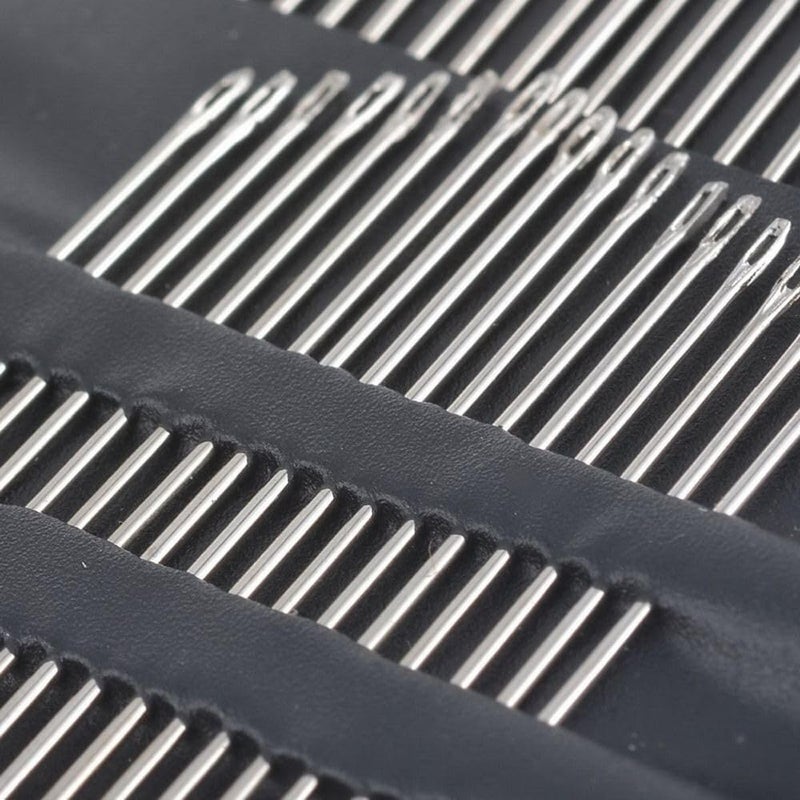 TYAGY إبر الخياطة اليدوية، فولاذ مقاوم للصدأ، 60 قطعة، أحجام متنوعة للتطريز والأعمال المنزلية - Image 4