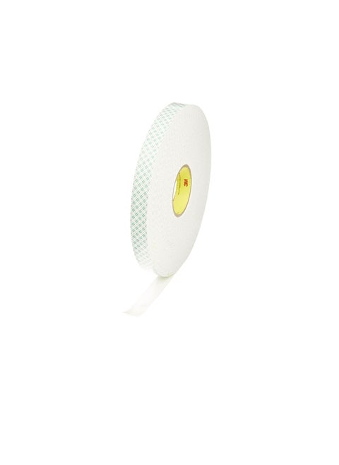 3M - 3M 4016 1" X 36YD 4016 Natural Polyurethane Double Coated Foam Tape, 1" Width x 36yd Length (1 roll)