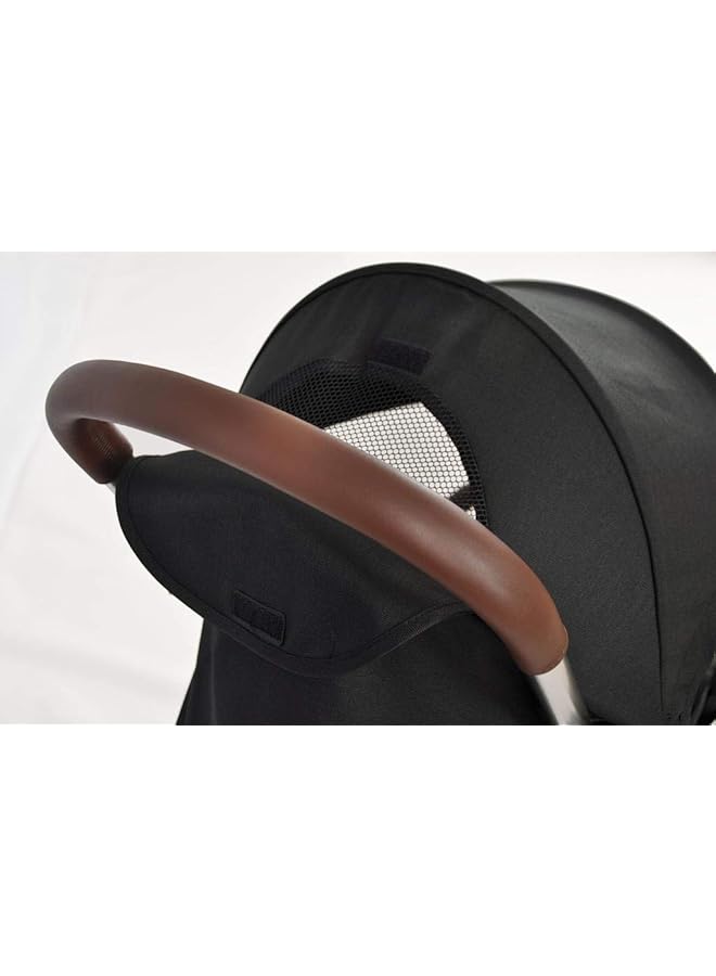 إيروريكس عربة أطفال سكاي القابلة للطي باللون الأسود - Image 3